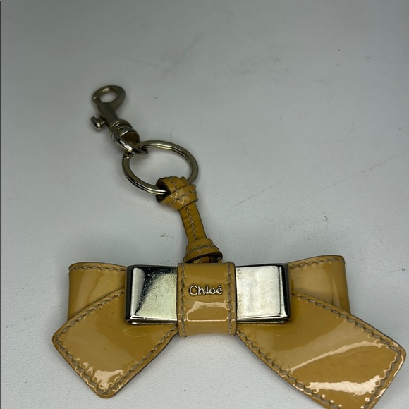 Chloé Yellow Bow Keychain - Picture 2 of 4